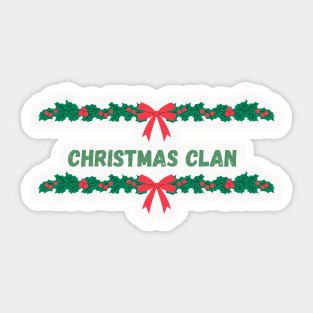 Matching Christmas Clan Sticker